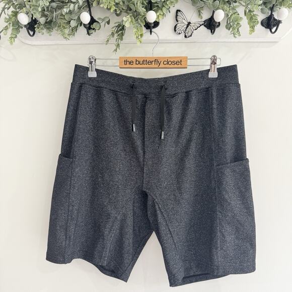 P'tula Other - Men’s P’tula Drawstring Athletic Shorts L Dark Gray AS